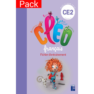 CLEO FRAN?AIS CE2 PACK 10 CAHIERS D'ENTRAINEMENT - ED.2019