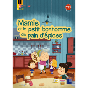 LECTURE PIANO CE1 MAMIE ET LE PT BONHOMME DE PAIN D'EPICES PACK DE 5