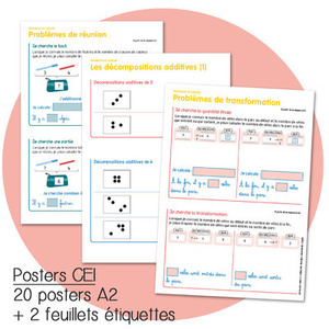 HAUT LES MATHS ! CE1 POSTERS - ED.2022