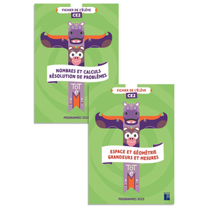TOTEM CE2 - CAHIERS D'EXERCICES EN DEUX VOLUMES