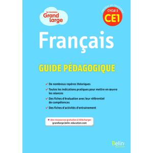 GRAND LARGE CE1 2019, GUIDE PEDAGOGIQUE