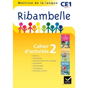 RIBAMBELLE CE1 serie jaune CAHIER D'ACTIVITES N 2 + LIVRET 2011