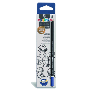 BLACK PENCILS HB 12 CRAYONS GRAPHITE