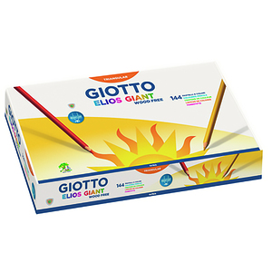 GIOTTO ÉLIOS GIANT CLASSPACK 144 CRAYONS COULEURS ASSORTIS