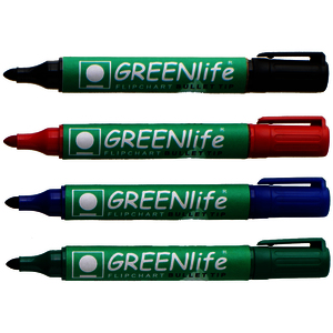 LOVEGREEN 4 MARQUEURS POUR PAPIER POINTE OGIVE COLORIS ASSORTIS