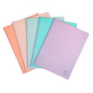 AQUAREL PROTÈGE-DOCUMENTS 40 VUES COLORIS PASTELS ASSORTIS