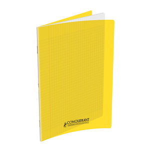 CAHIER PP JAUNE 24X32 140P SÉYÈS 90G PIQURE