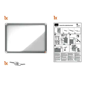 1 VITRINE PREMIUM PLUS INTERIEUR MAGNETIQUE 4 FEUILLES A4