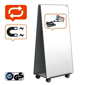 1 SYSTÈME DE TABLEAUX BLANCS MOBILE MOVE AND MEET 180 X 90 CM