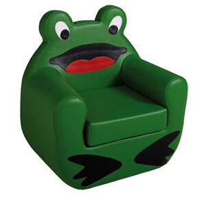 /FAUTEUIL Froggy : Hauteur d'assise 250 mm. L.H.P. 600 x 540 x 450 mm. Coloris : vert sapin.