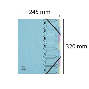 AQUAREL TRIEUR HARMONIKA 7 POSITIONS COLORIS PASTELS ASSORTIS