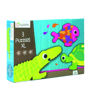 3 PUZZLES XL, ANIMAUX ? ?CAILLES