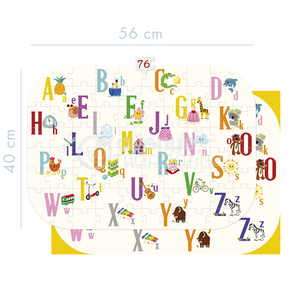 PUZZLE ABECEDAIRE CARTON