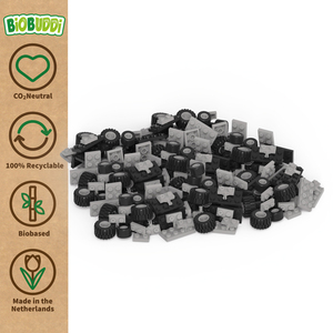 BIOBUDDI SMALL - ROUES ET AXES 320 PIECES