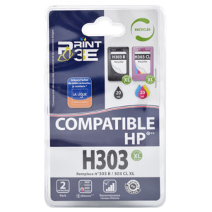P3E HP H303BK XL MULTIPACK 4 COULEURS