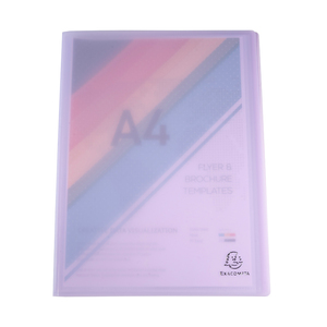 CHROMALINE PROTEGE-DOCUMENTS COLORIS PASTELS ASSORTIS 40 VUES