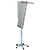 1 CHEVALET MOBILE ACIER LAQUE NANO CLEAN AVEC BRAS ESCAMOTABLE