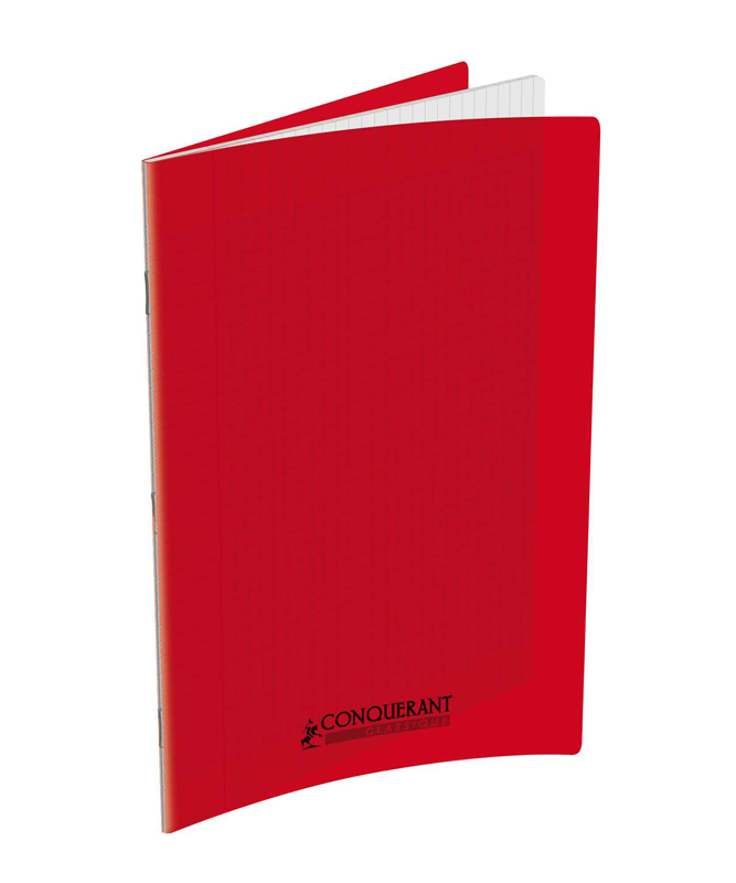 CAHIER PP ROUGE 24X32 48P SÉYÈS 90G PIQURE K310183 - Frimaudeau
